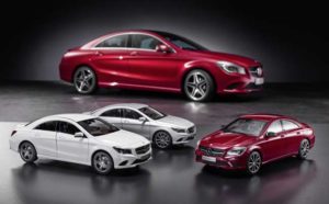 Mercedes Benz model CLA