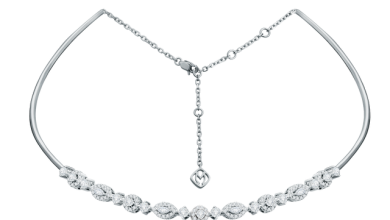 unique diamond necklace